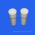 Yttria Stabilized Zirconia YSZ Ceramic Threaded Thin Wall Tube / Sleeve Parts